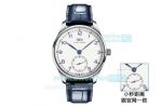 GR Factory Perfect Replica IWC Portugieser Automatic Men 40.4mm Swiss Blue Leather Strap  Watch 